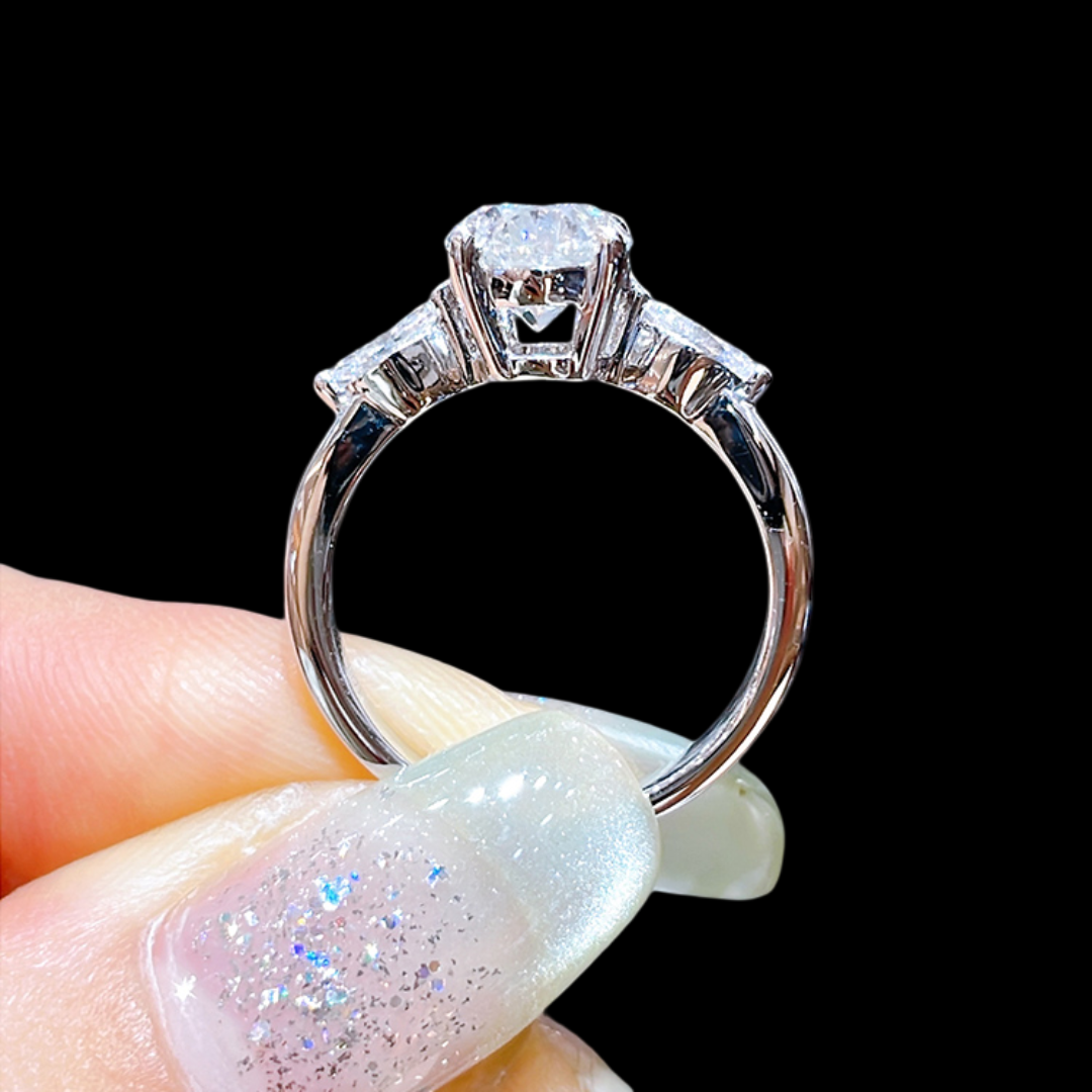 Lumière Platinum PT950 Diamond Ring – 1.99 ct Center Stone