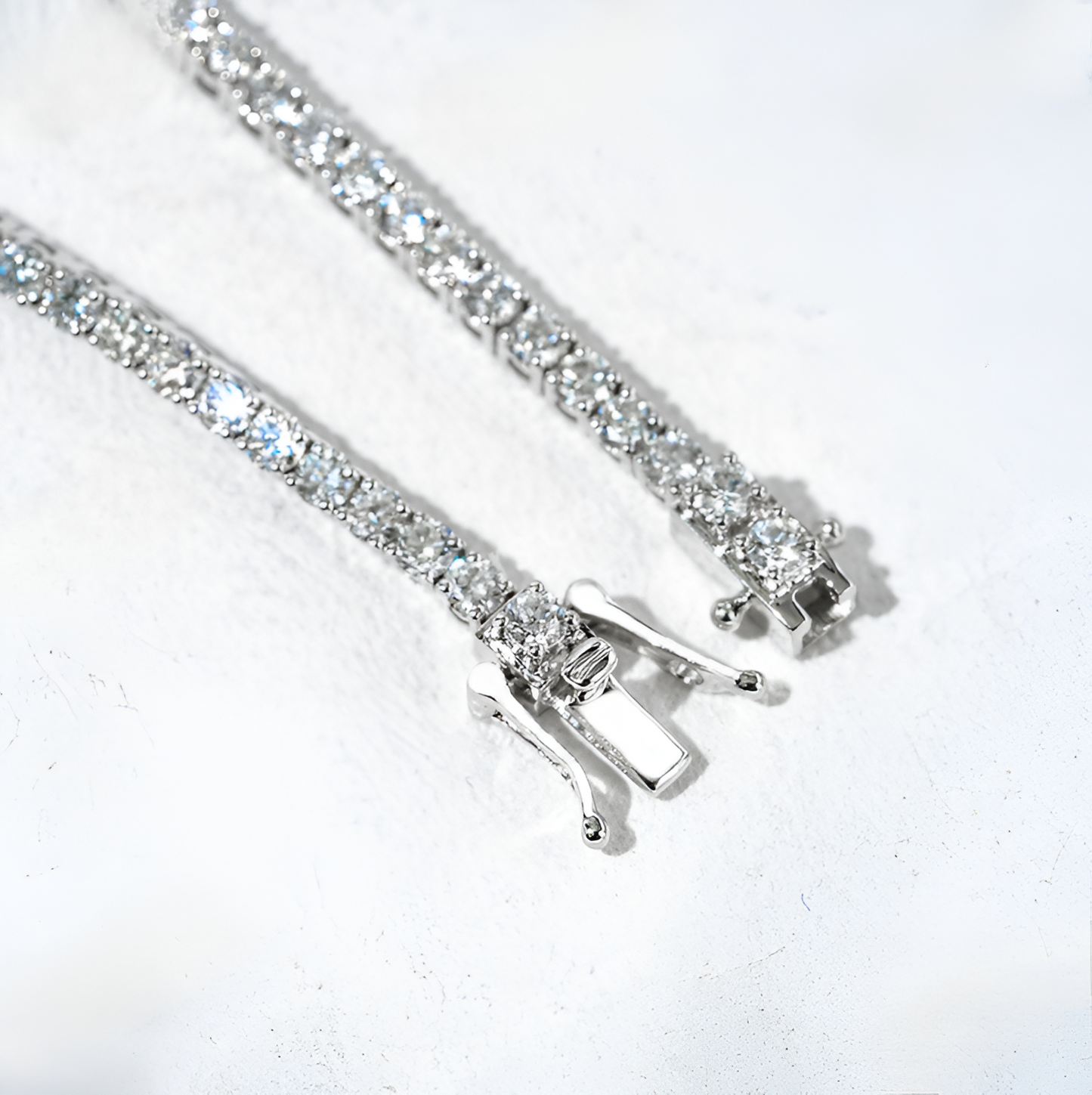 QOB “Halo Whisper” Lab Diamond Bracelet ~3.63 carats Solid 18K Gold