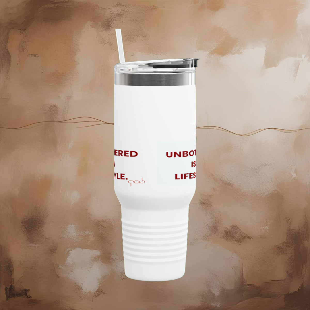 Unbothered is a Lifestyle - Insulated Travel Mug, 40oz
