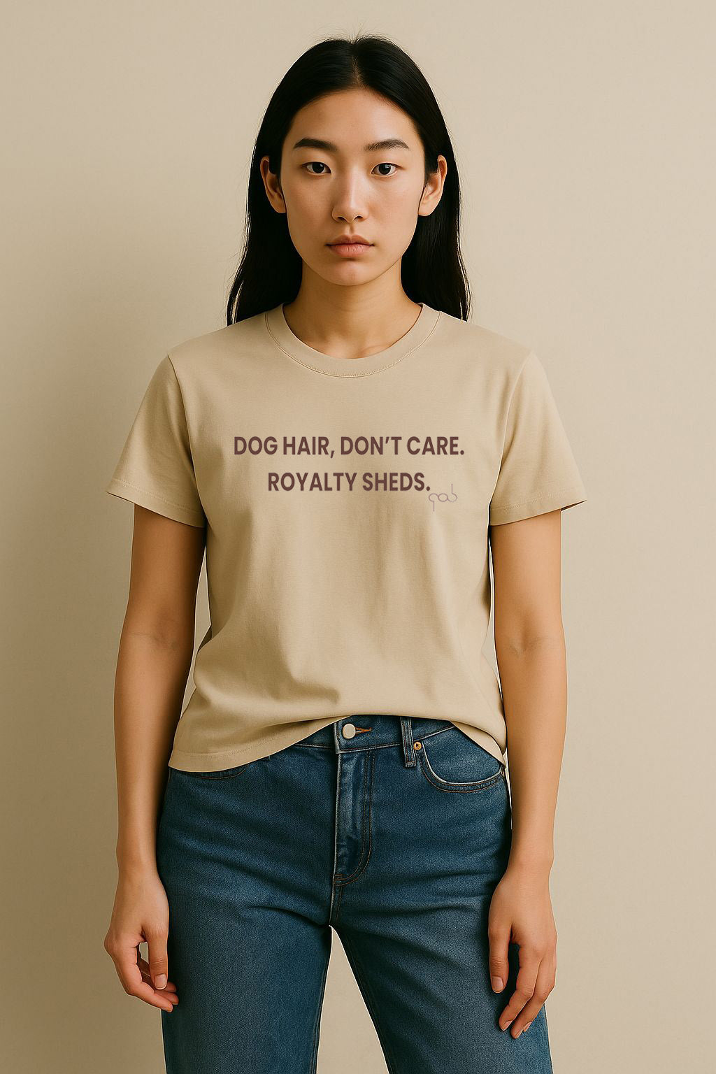 Dog Hair, Don’t Care. Royalty Sheds. Unisex Softstyle T-Shirt