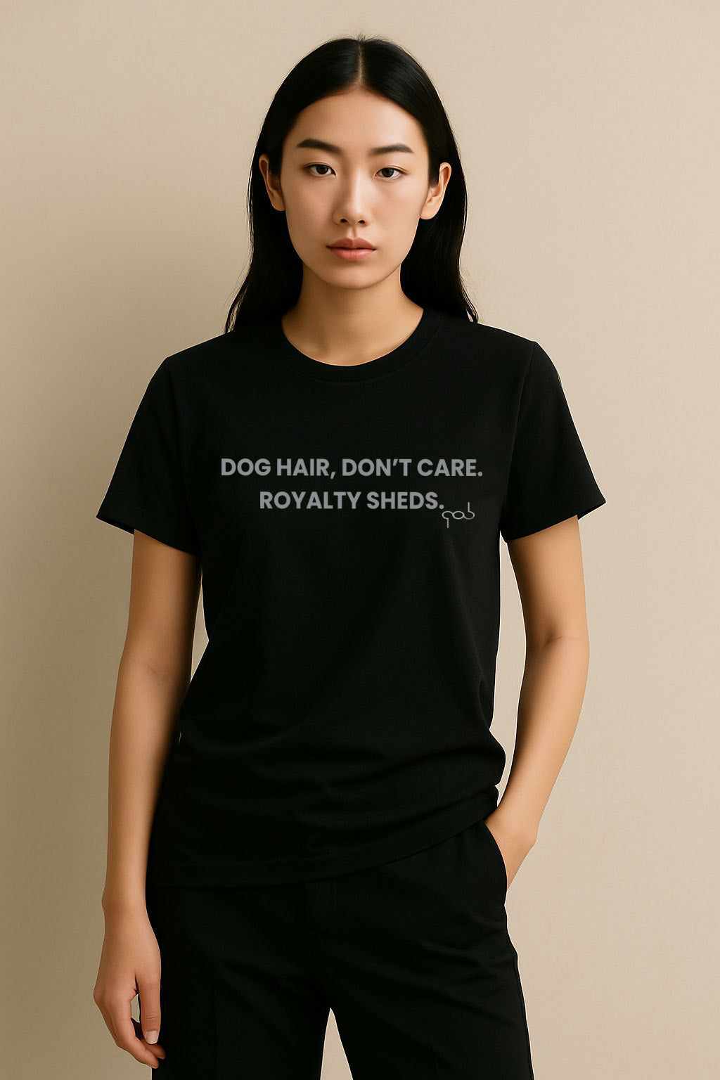 Dog Hair, Don’t Care. Royalty Sheds. Unisex Softstyle T-Shirt