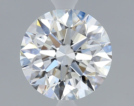 Round diamond on a gray background