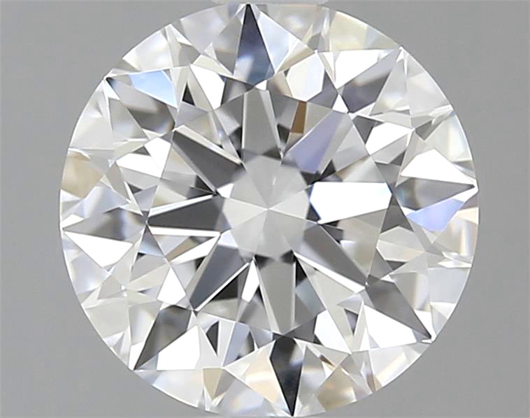Round diamond on a gray background
