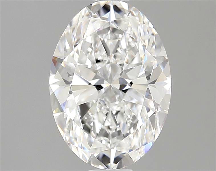 Pear-shaped diamond on a gray background