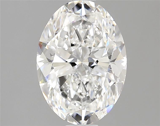Pear-shaped diamond on a gray background