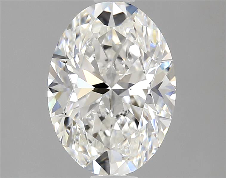 Pear-shaped diamond on a gray background