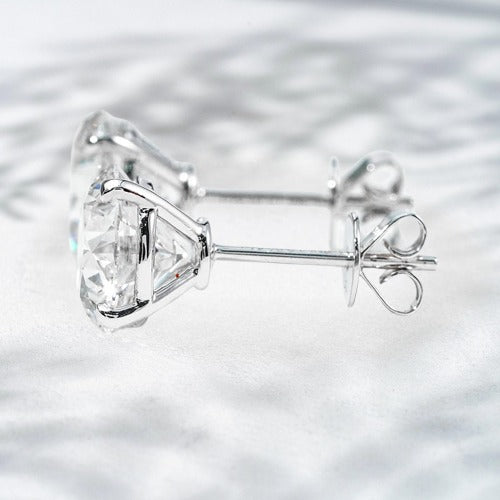 Soleil & Luna” Diamond Stud Duo – 2.0ct Natural Diamonds