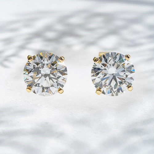 Soleil & Luna” Diamond Stud Duo – 2.0ct Natural Diamonds