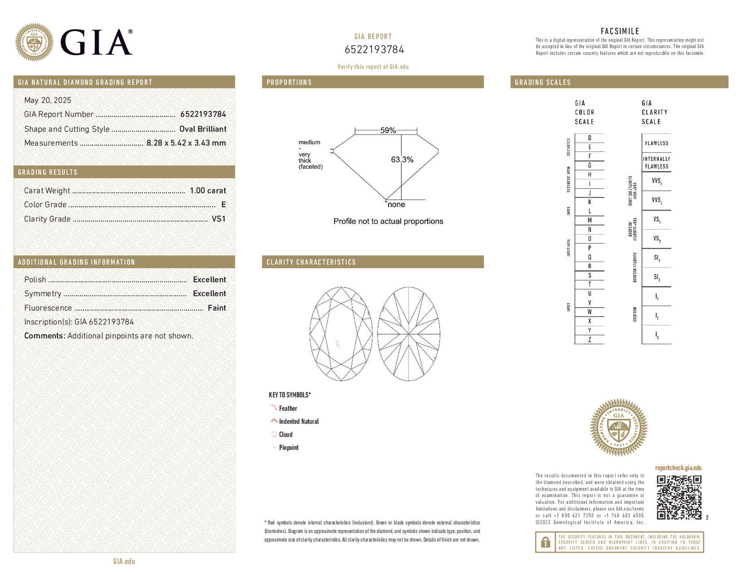 E Color Oval Diamond – 1.00 Carat, VS1 (GIA Certified