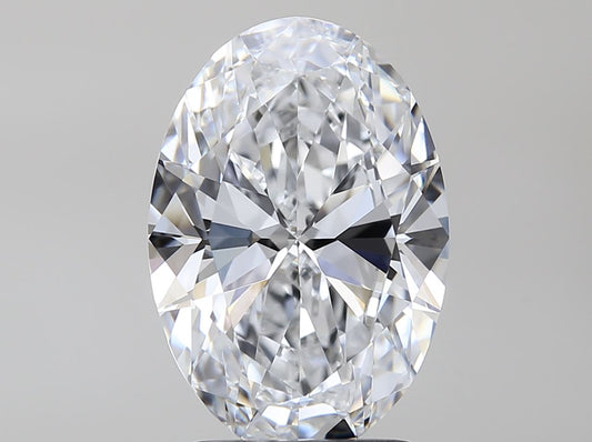 Pear-shaped diamond on a gray background