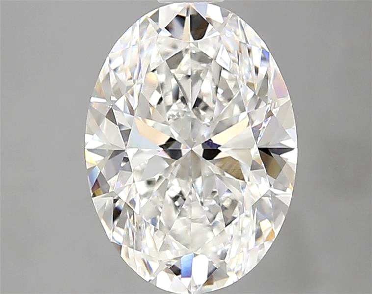 Close-up of a diamond on a gray background