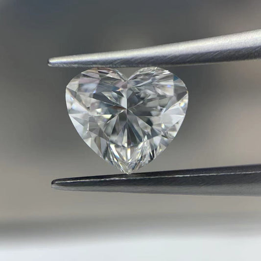GIA-Certified 1.09 ct Heart-Shaped Diamond – F Color, VVS1 Clarity