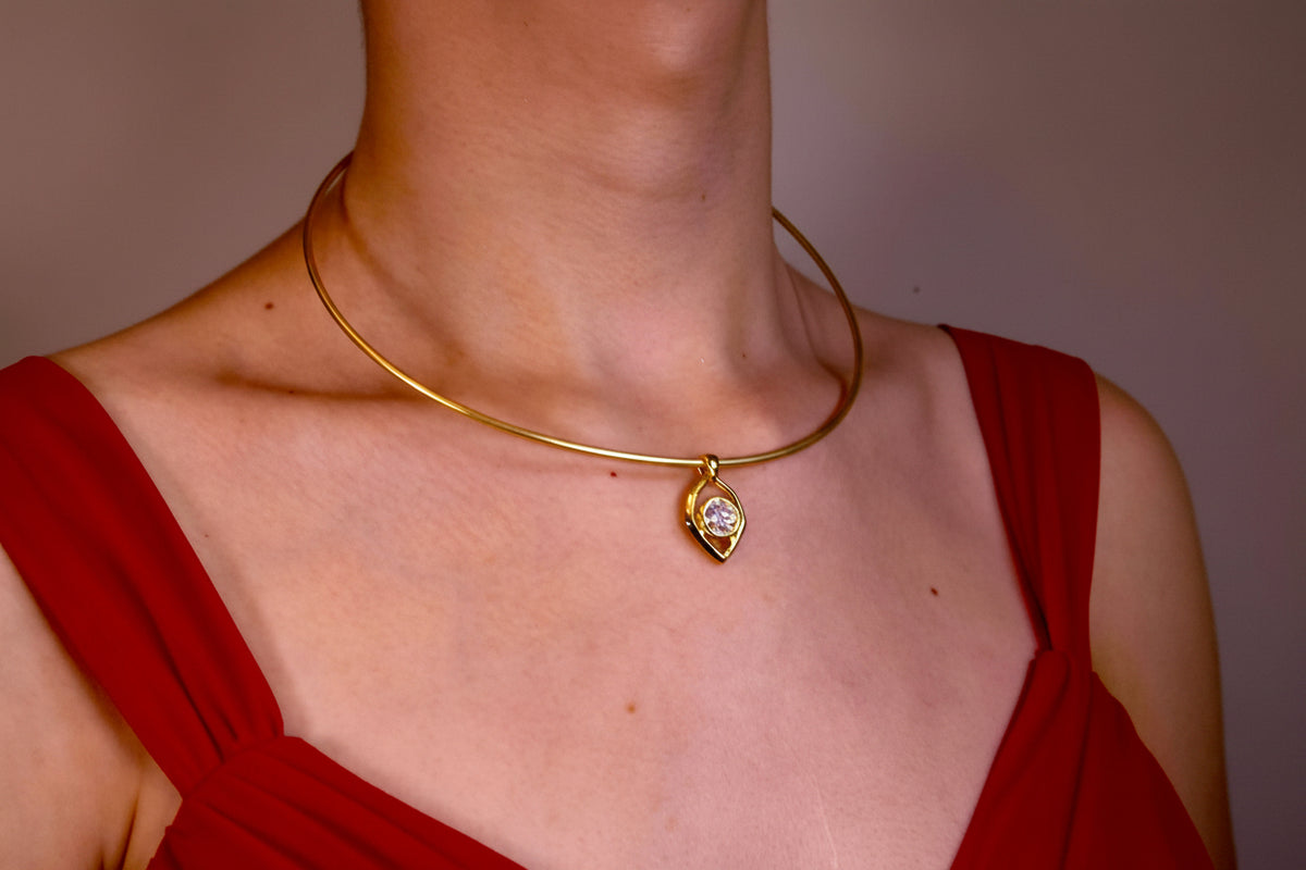 18k Gold Diamond Pendant