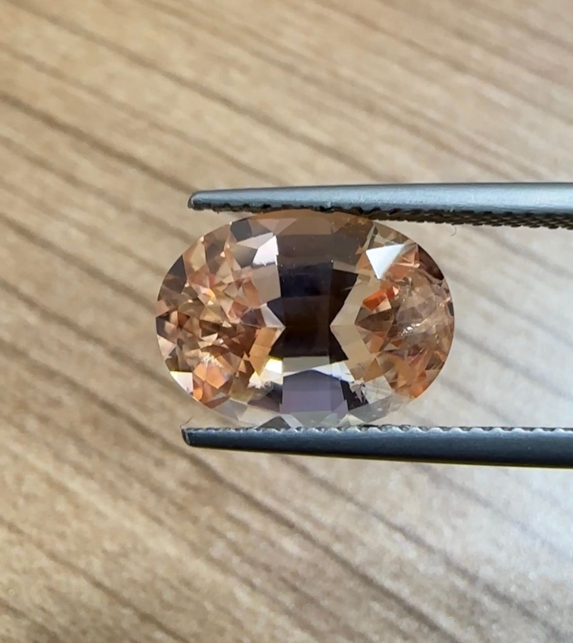 6.51 ct Natural Unheated Padparadscha Sapphire (GRS Certified, Sri Lanka) – “Sunset Type” Pinkish-Orange Oval