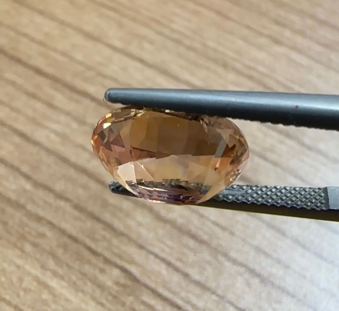 6.51 ct Natural Unheated Padparadscha Sapphire (GRS Certified, Sri Lanka) – “Sunset Type” Pinkish-Orange Oval