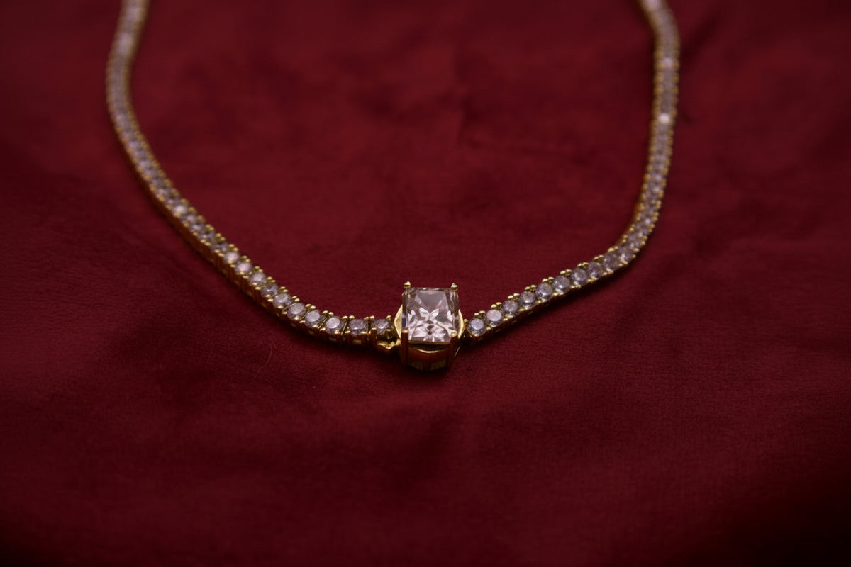 Flipstone Tennis Necklace