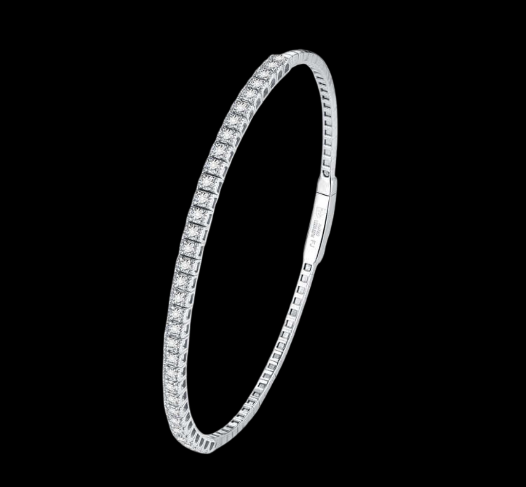 1.43 ct Heart Shape Lab Diamond Bracelet – Platinum PT950