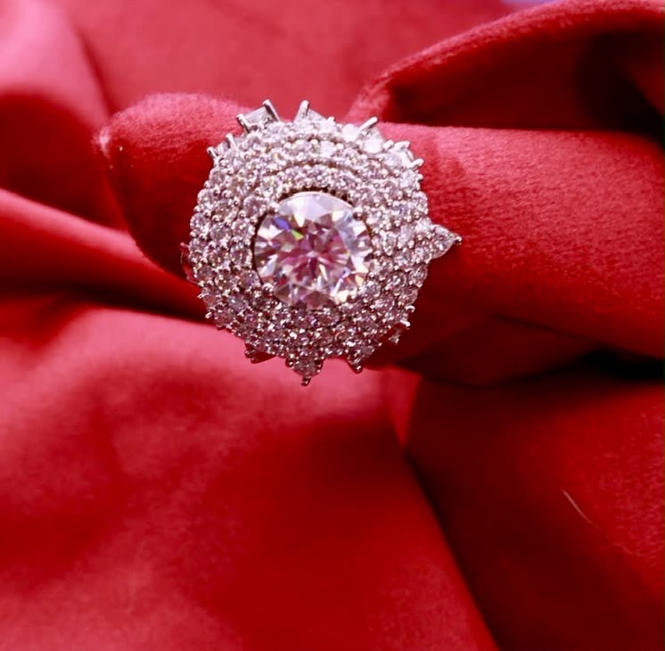 Heartfall Diamond Ring