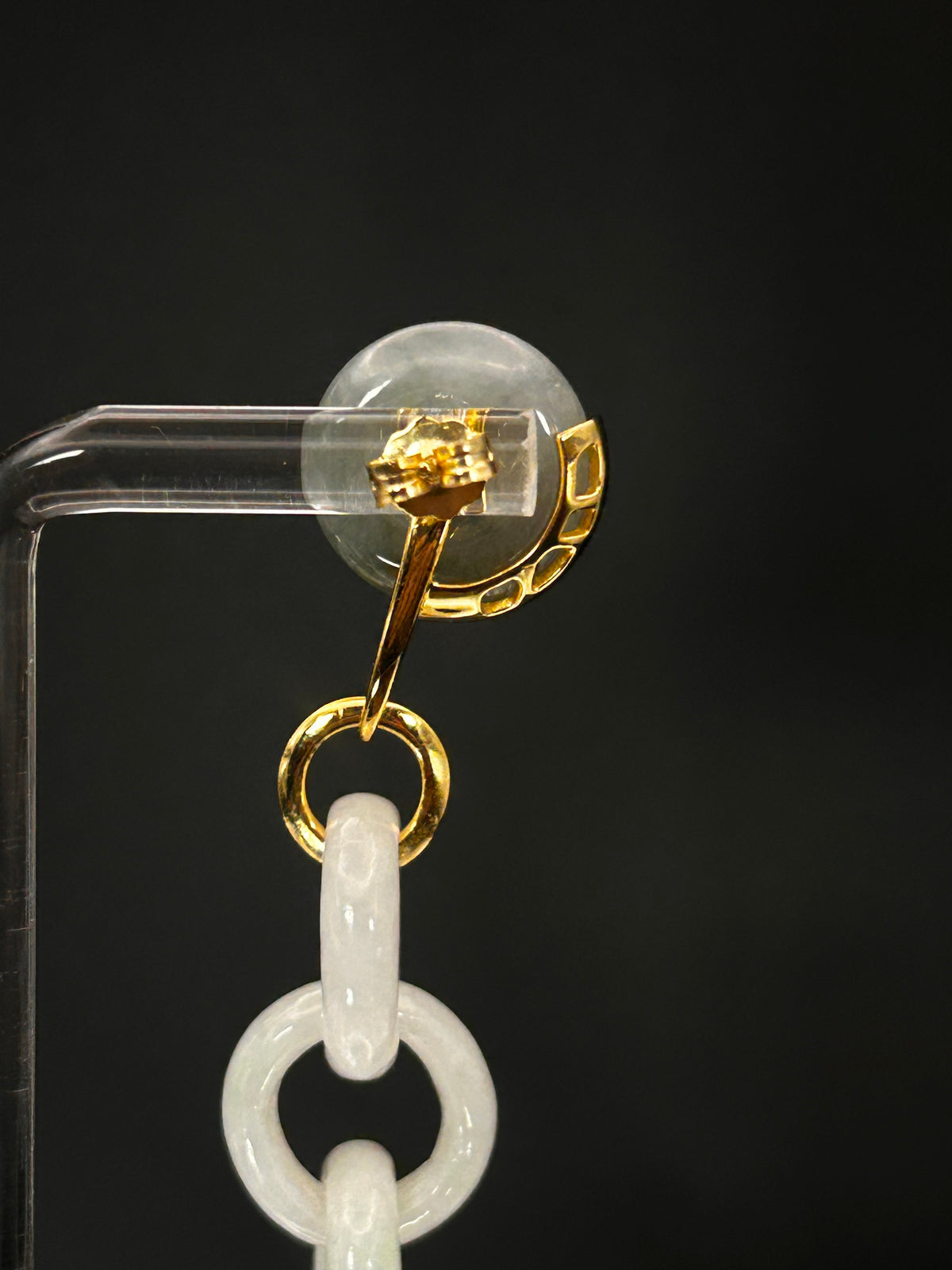 Jade Interlock Earrings