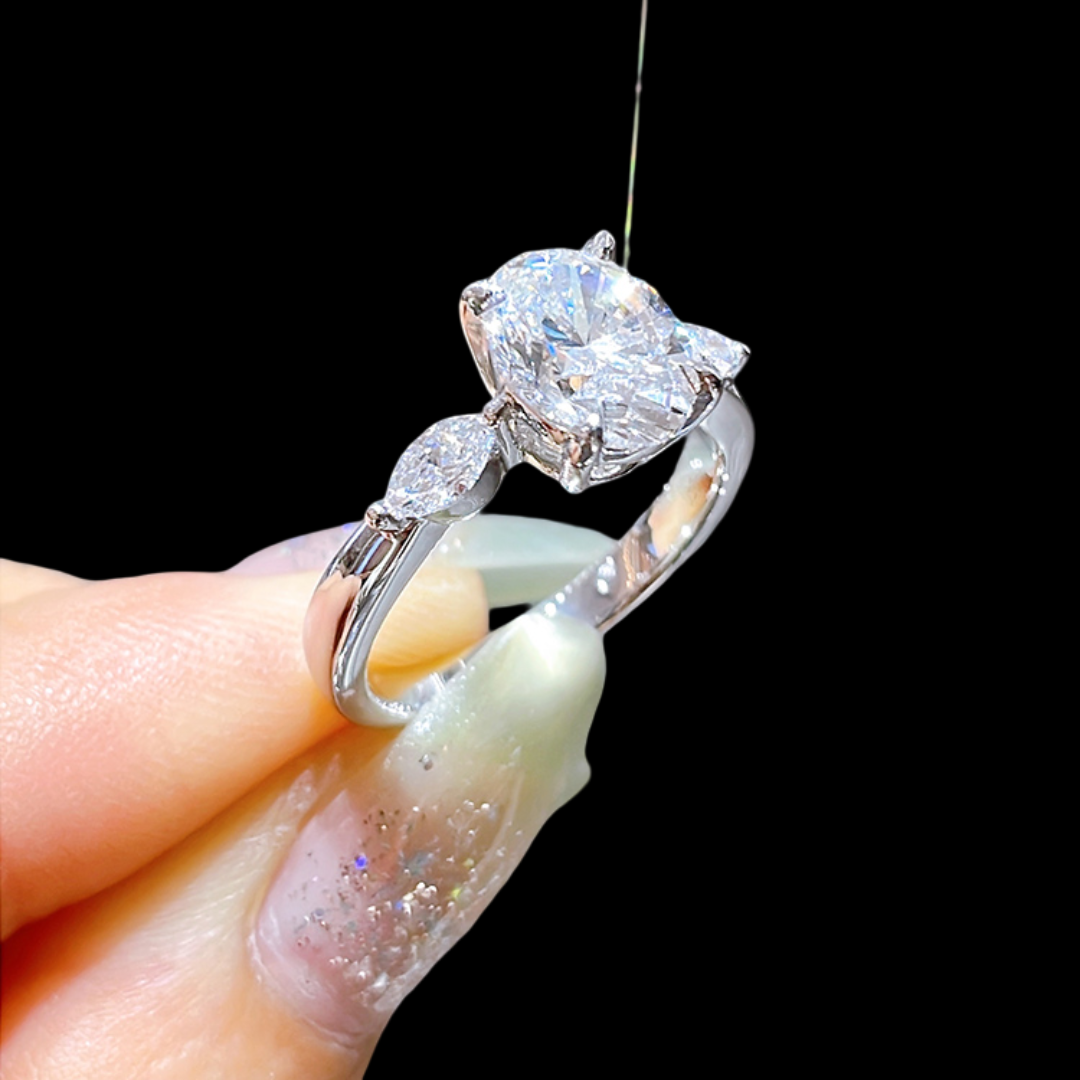 Lumière Platinum PT950 Diamond Ring – 1.99 ct Center Stone