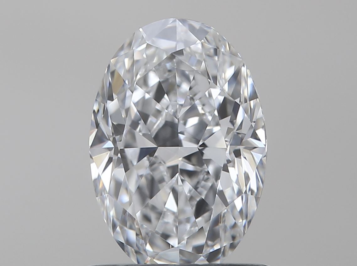 D Color Oval Diamond – 1.00 Carat, VVS2 (GIA Certified)
