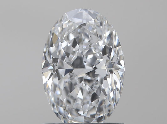 D Color Oval Diamond – 1.00 Carat, VVS2 (GIA Certified)