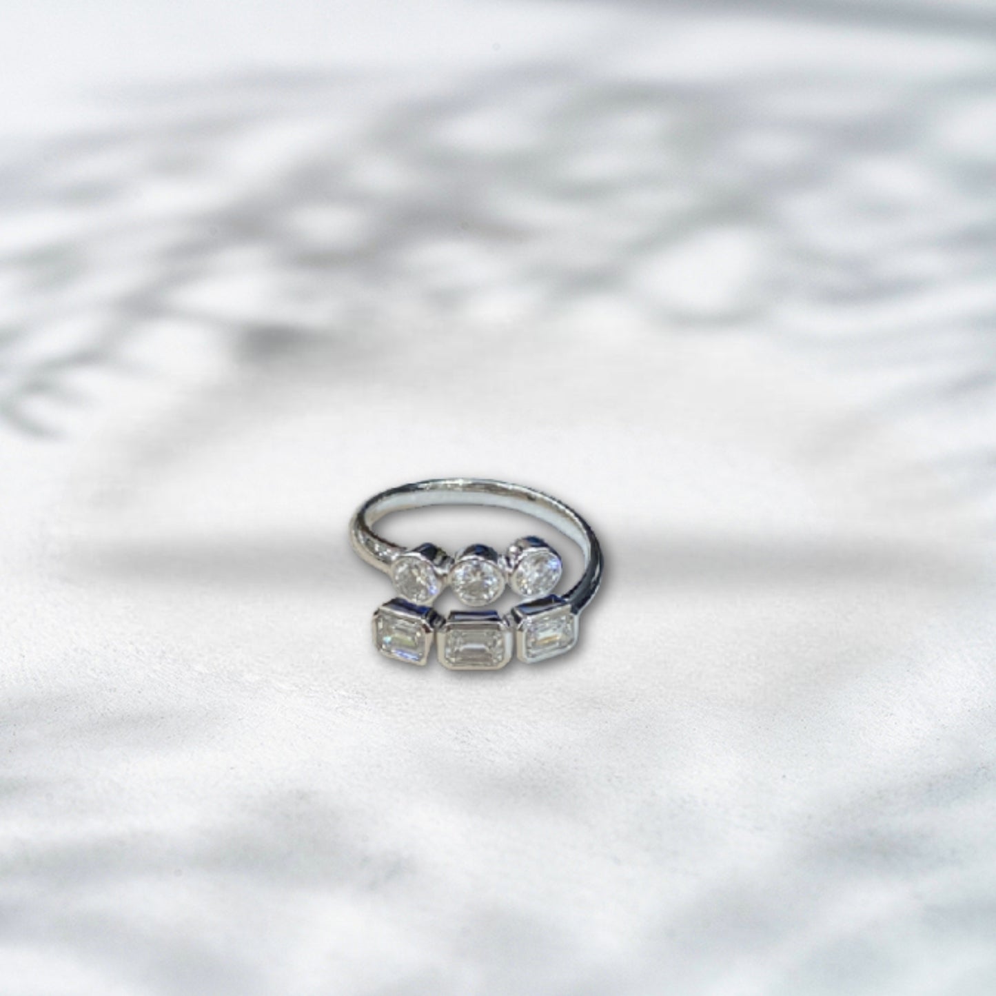QOB DuoVerse – Lab Diamond Stacking Ring 1.353ct in 18K Gold