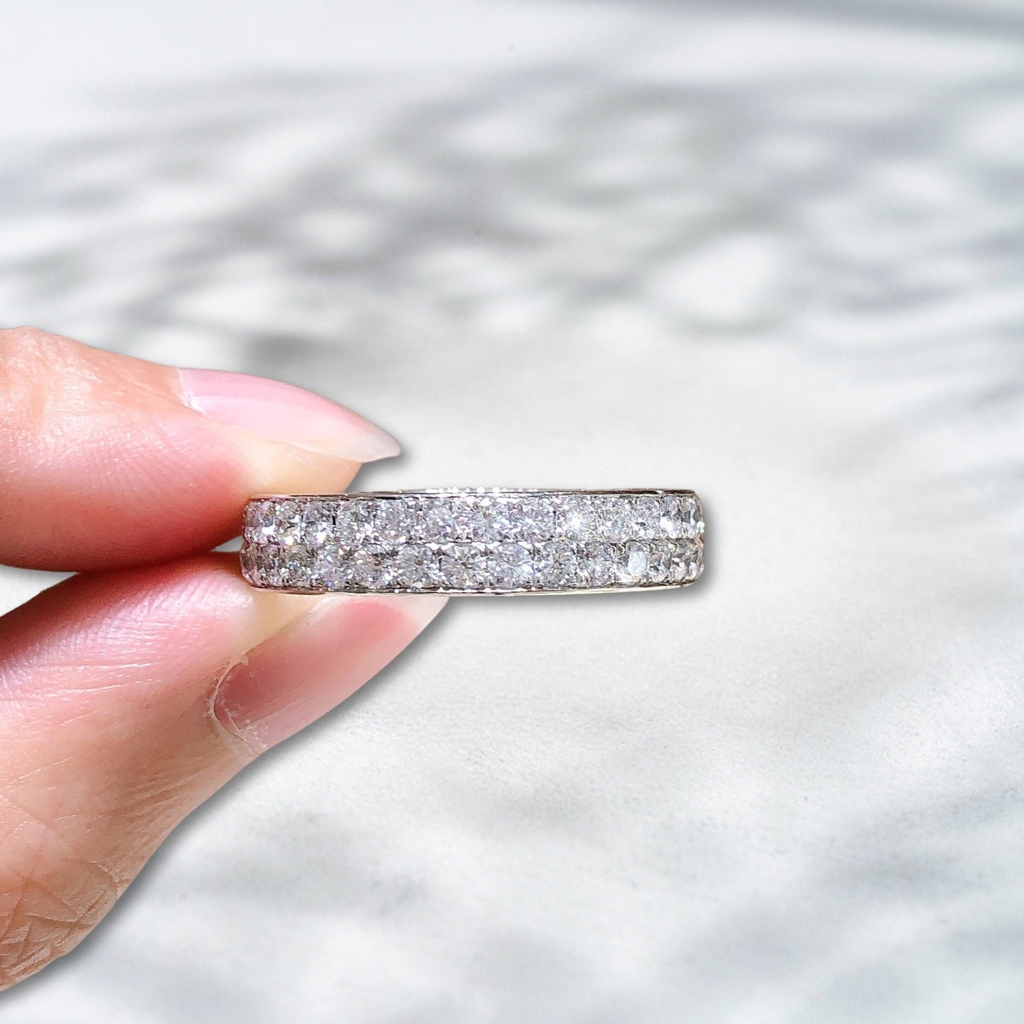 QOB Covenant Band – 1.56ct Lab Diamond Eternity Ring in Platinum PT950