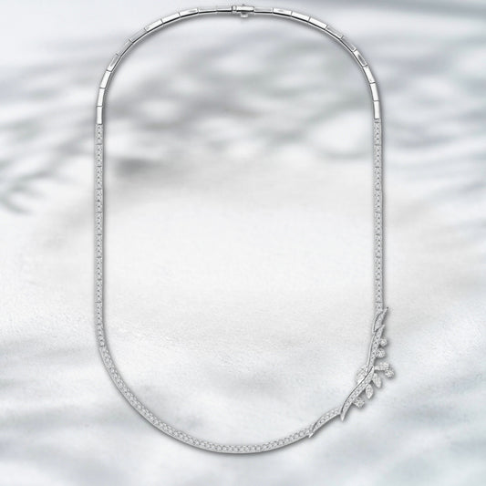 QOB Ivy Whisper Diamond l 3.17 ct in 18K white gold Necklace