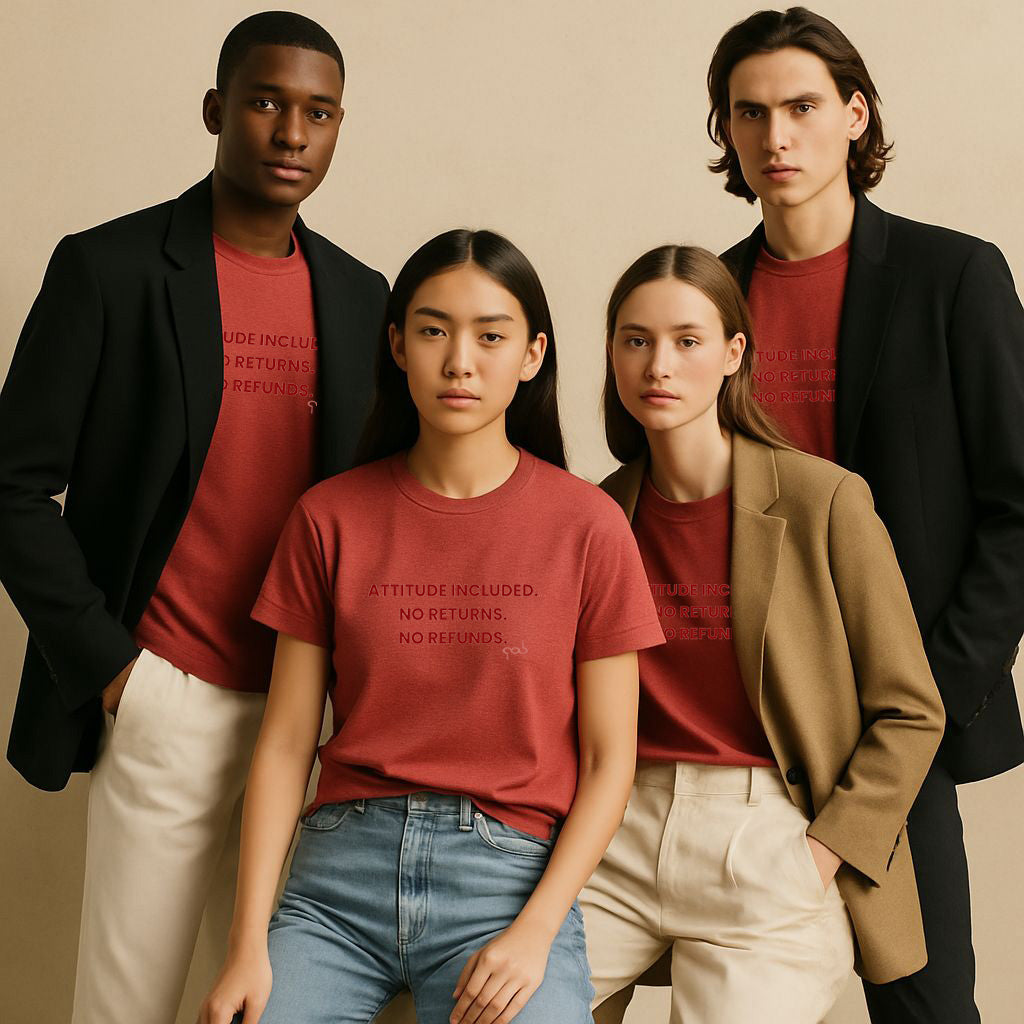 Attitude Included. No Return. No Refund Unisex Softstyle T-Shirt