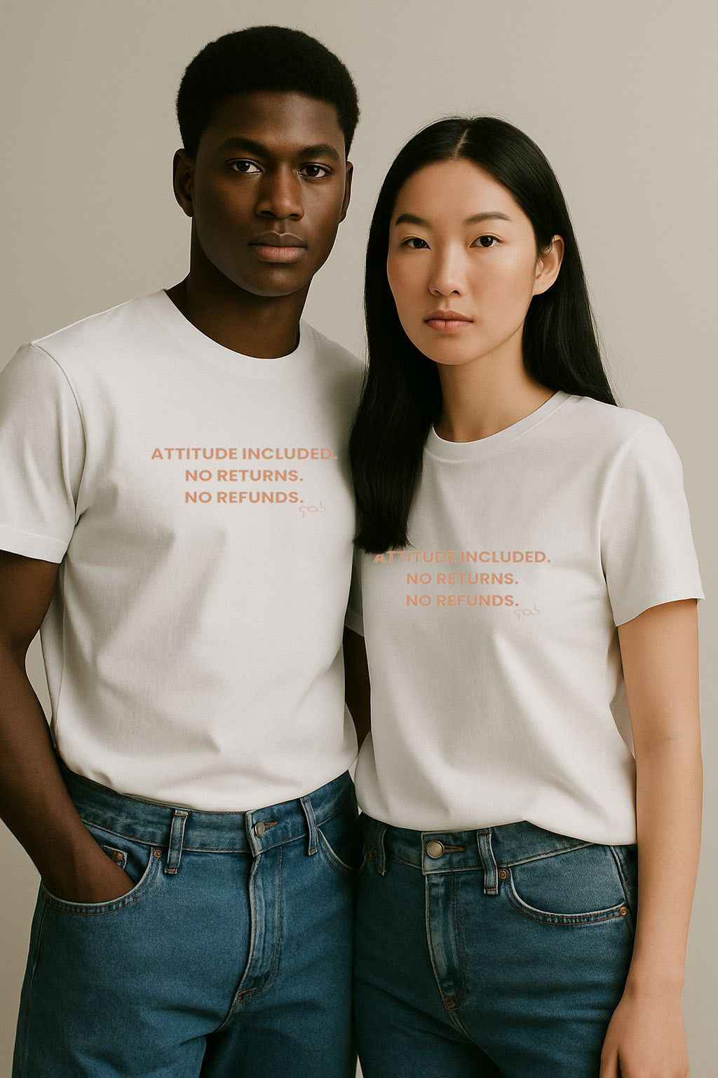 Attitude Included. No Return. No Refund Unisex Softstyle T-Shirt