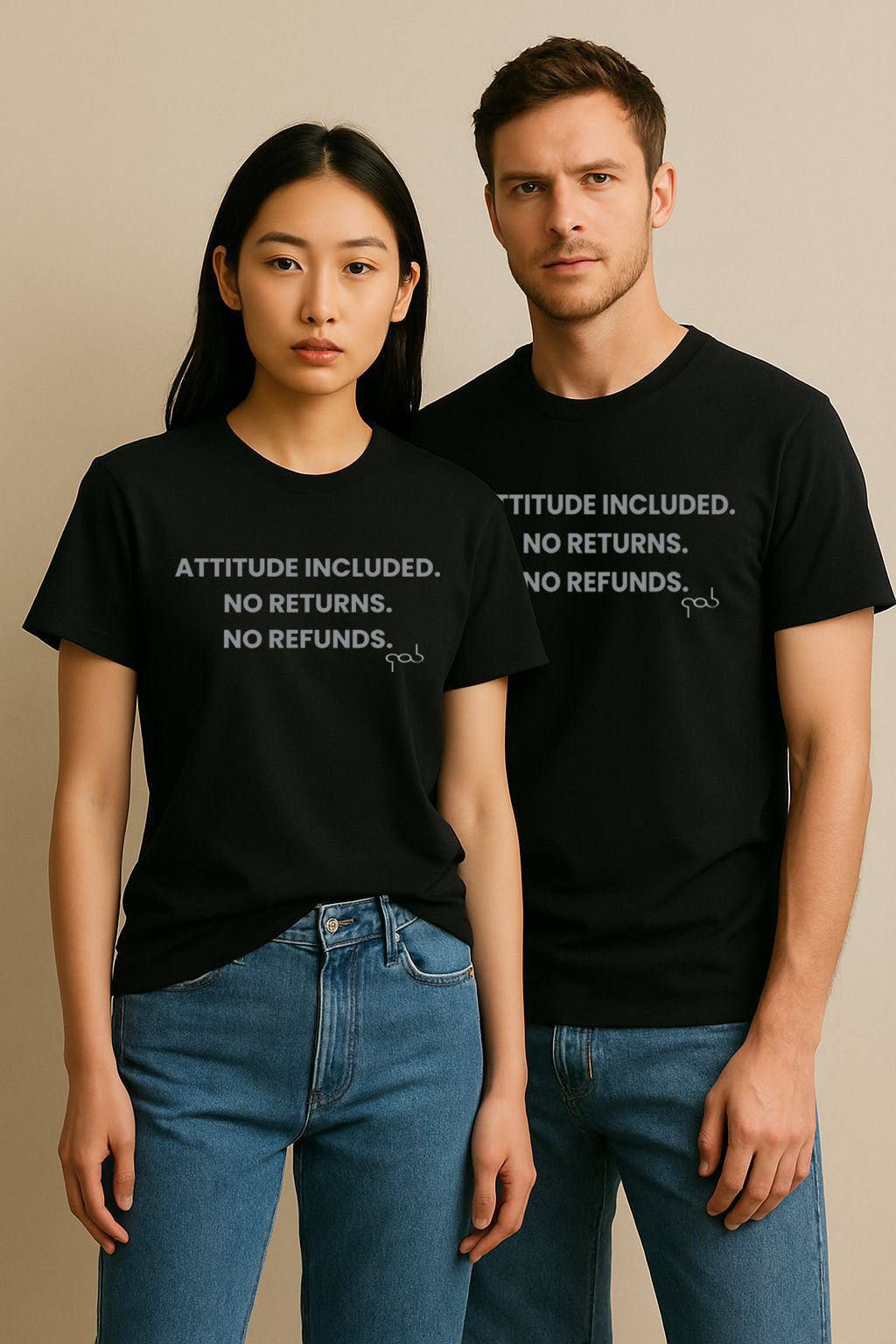 Attitude Included. No Return. No Refund Unisex Softstyle T-Shirt