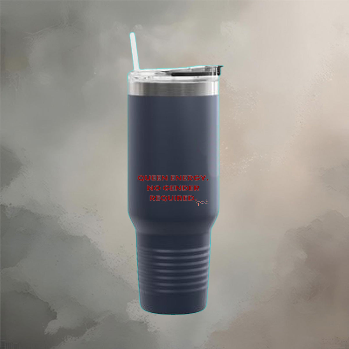 Queen Energy. No Gender Required. Insulated Travel Mug | 40oz ,