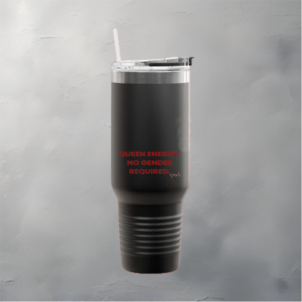 Queen Energy. No Gender Required. Insulated Travel Mug | 40oz ,
