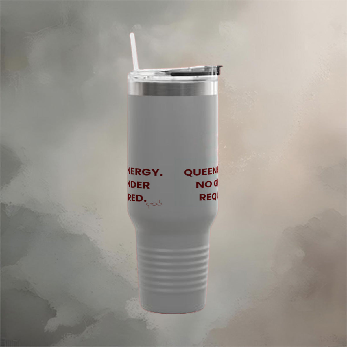 Queen Energy. No Gender Required. Insulated Travel Mug | 40oz ,
