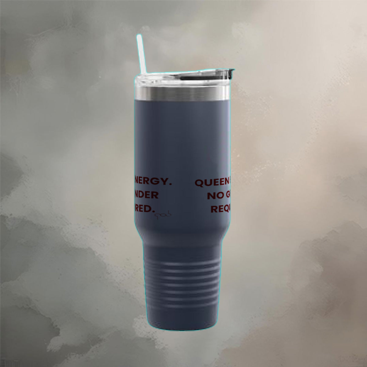 Queen Energy. No Gender Required. Insulated Travel Mug | 40oz ,
