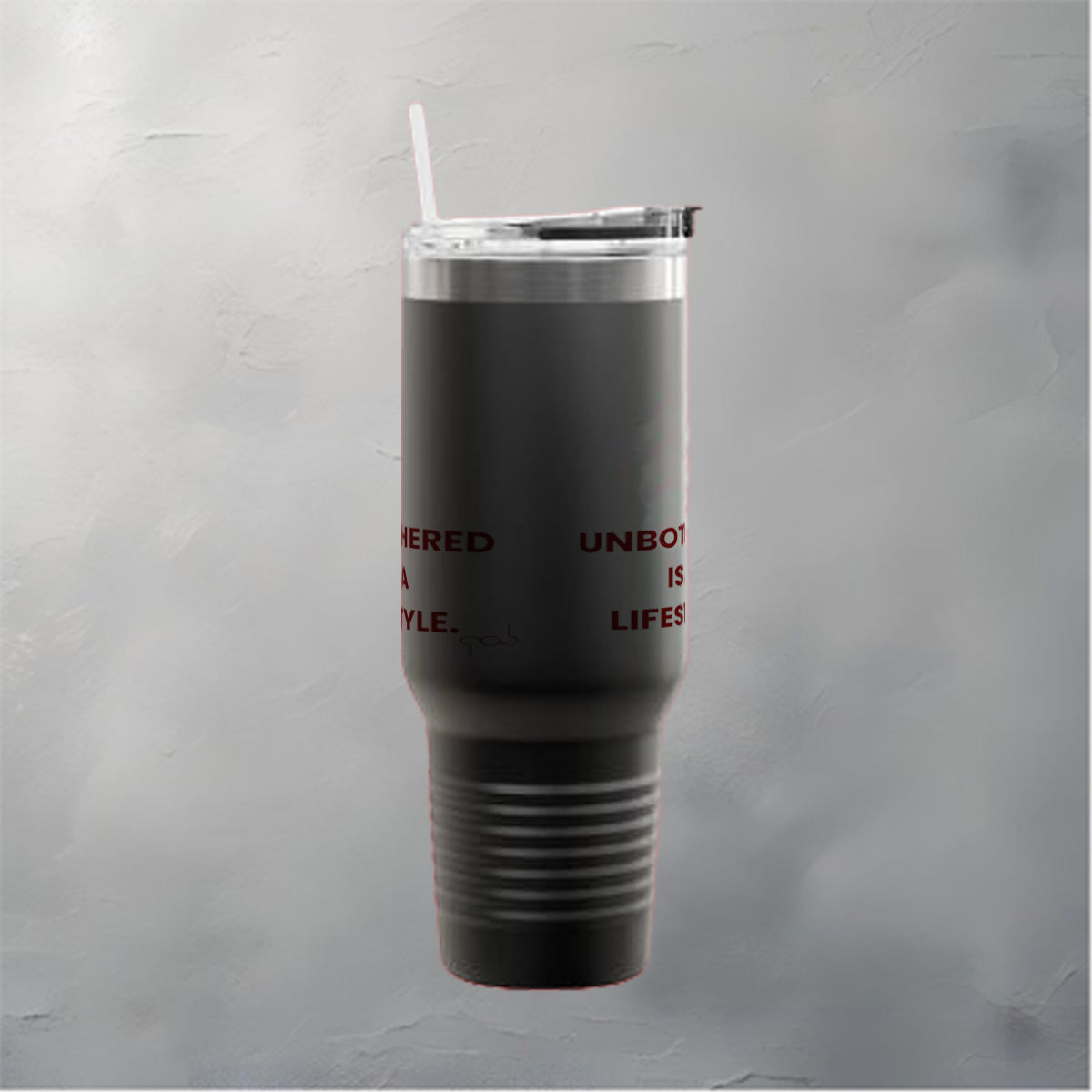 Unbothered is a Lifestyle -  Insulated Travel Mug, 40oz