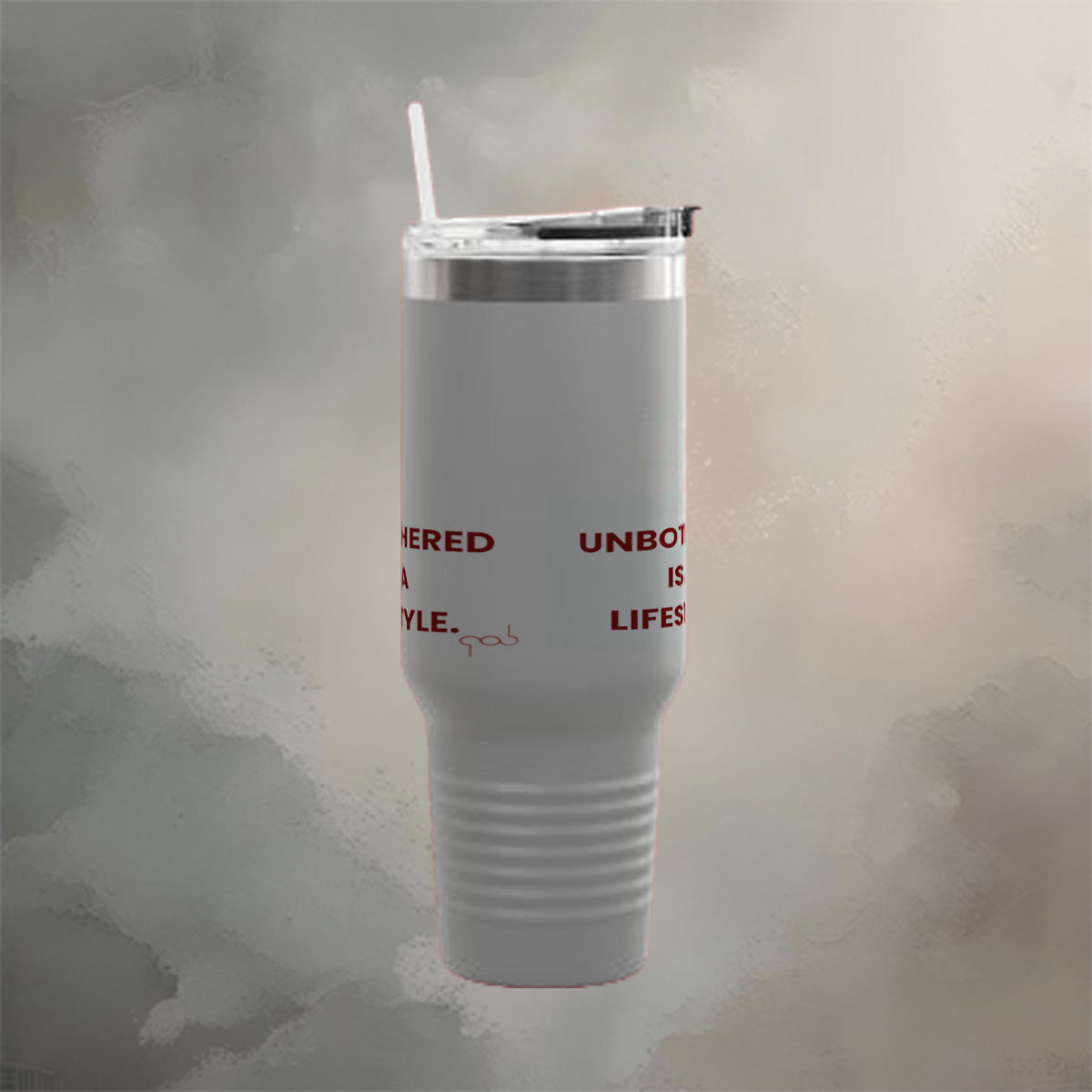 Unbothered is a Lifestyle -  Insulated Travel Mug, 40oz