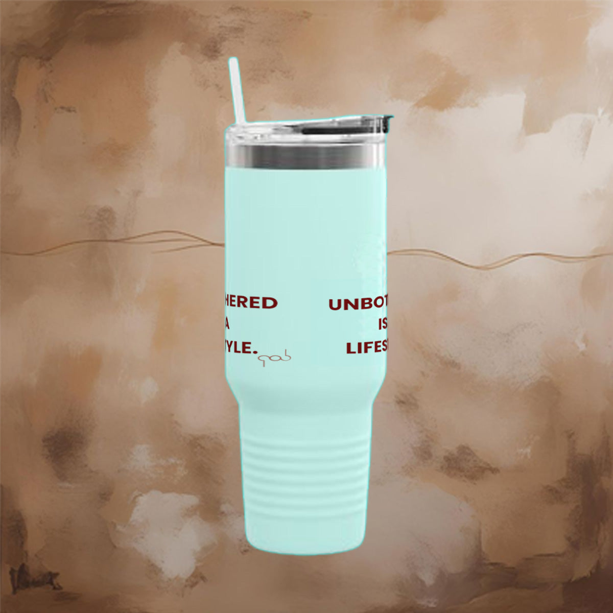 Unbothered is a Lifestyle -  Insulated Travel Mug, 40oz