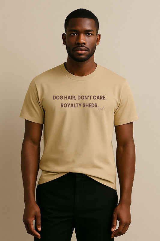 Dog Hair, Don’t Care. Royalty Sheds. Unisex Softstyle T-Shirt