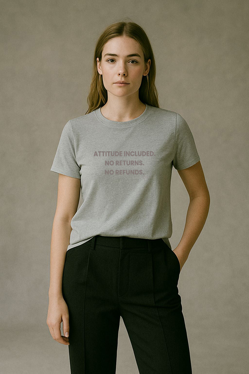 Attitude Included. No Return. No Refund Unisex Softstyle T-Shirt