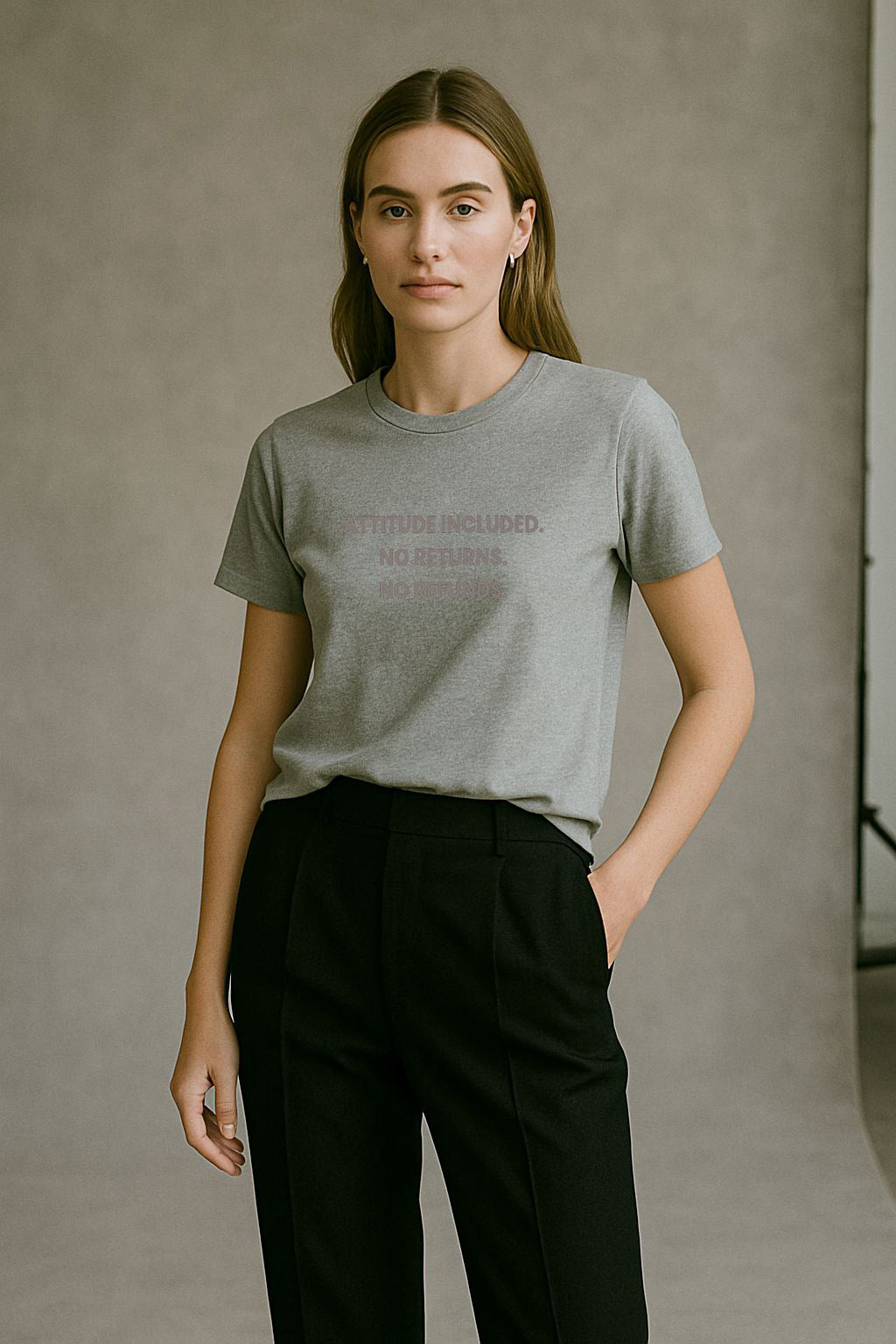 Attitude Included. No Return. No Refund Unisex Softstyle T-Shirt