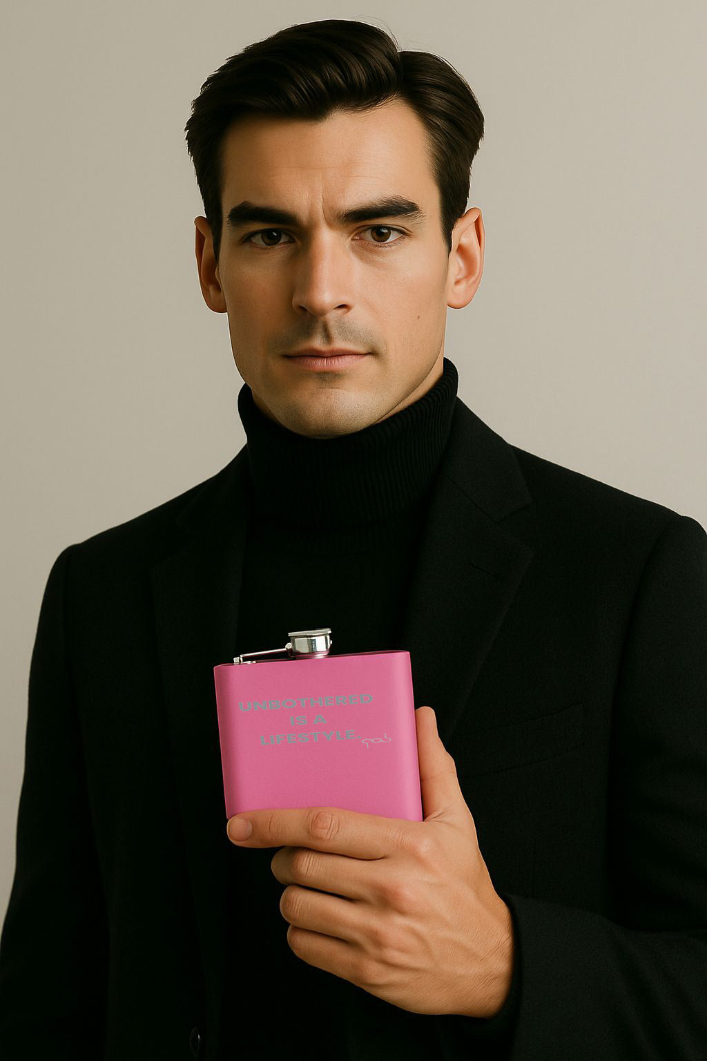 Unbothered Is A Lifestyle Stainless Steel Flask 6oz