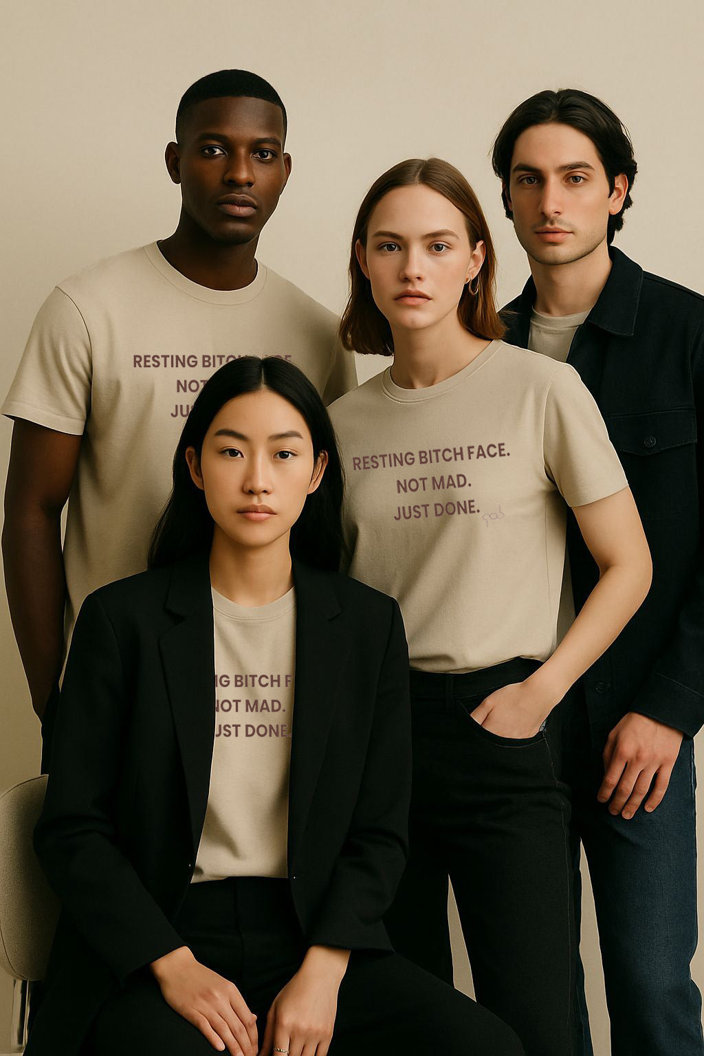 Resting Bitch Face Unisex Softstyle T-Shirt