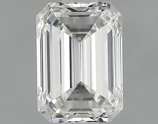 GIA-Certified 1.00 ct Emerald-Cut Diamond – D Color, VS1 Clarity, Strong Blue Fluorescence