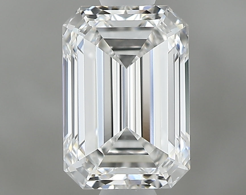 E Color Emerald Cut Diamond – 1.00 Carat, VVS2 (GIA Certified)