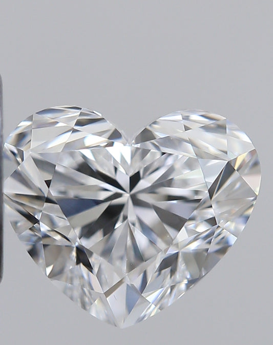 GIA-Certified 1.01 ct Heart-Shaped Diamond – D Color, VVS2 Clarity