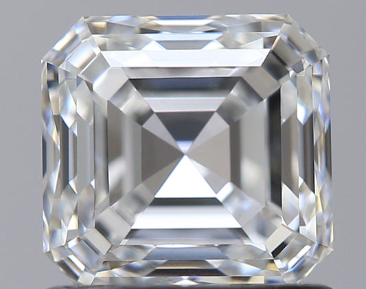 F Color Square Emerald Diamond – 1.02 Carat, VVS2 (GIA Certified)