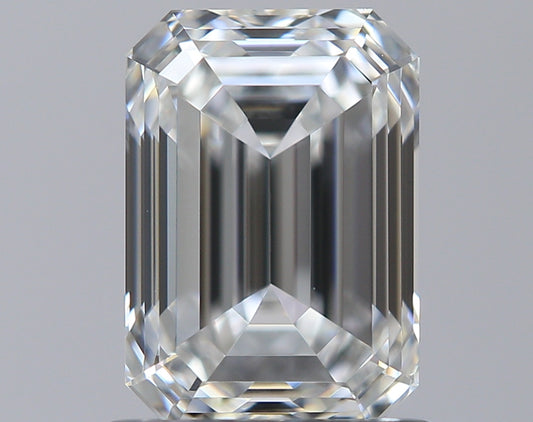 GIA-Certified 1.10 ct Emerald-Cut Diamond – F Color, VVS1 Clarity