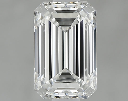 GIA-Certified 1.00 ct Emerald Cut Diamond – F Color, VVS2 Clarity